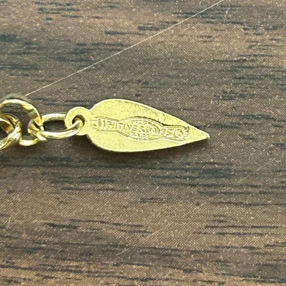 Vintage Signed Whiting & Davis Gold Tone Mesh Bib Necklace - Picture 3 of 7